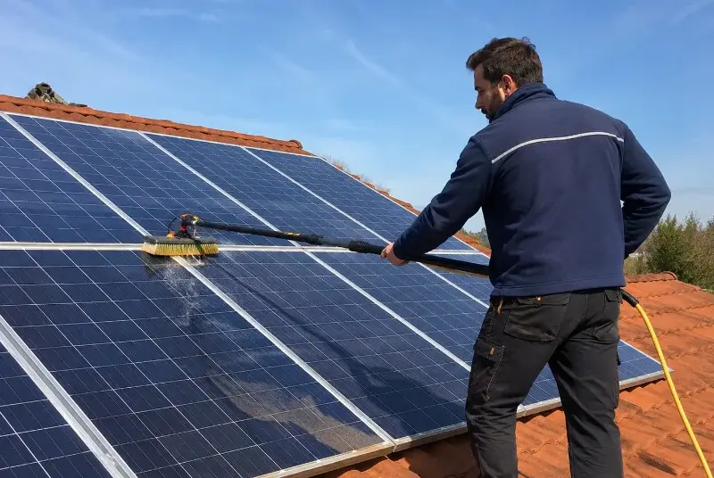 Nettoyage et entretien de panneaux solaires à Monteux