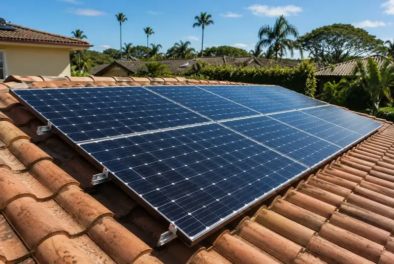 Installation de panneaux solaires à Monteux